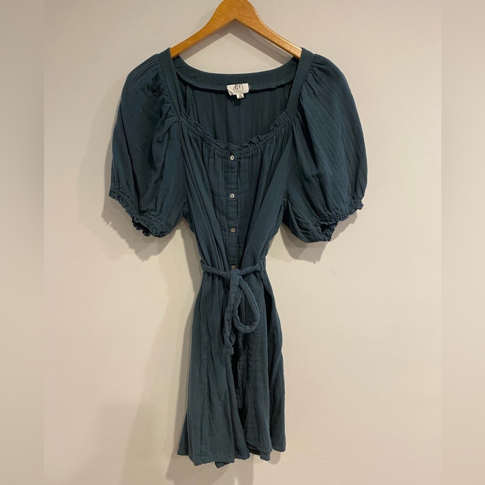 DRA Los Angeles Cotton Poof Sleeve Dress Prairie Dress